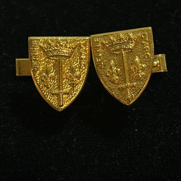 Other - Vintage Gold Plated Jeanne D’arc Paris Cufflinks
